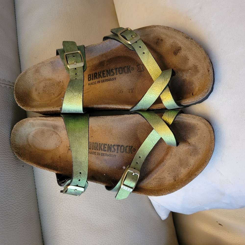 Birkenstock Green Sandals - Picture 2 of 5
